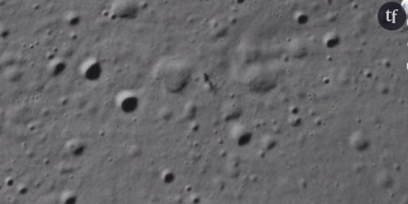 Une étrange silhouette repérée sur la Lune - en vidéo