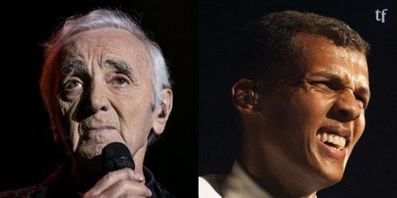 Charles Aznavour ferait bien un duo avec Stromae