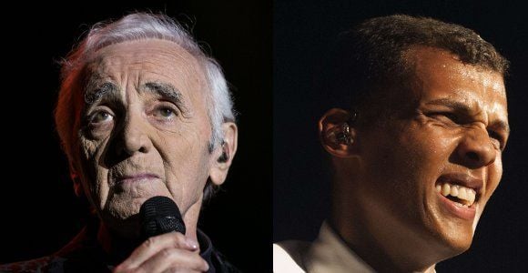 Charles Aznavour ferait bien un duo avec Stromae