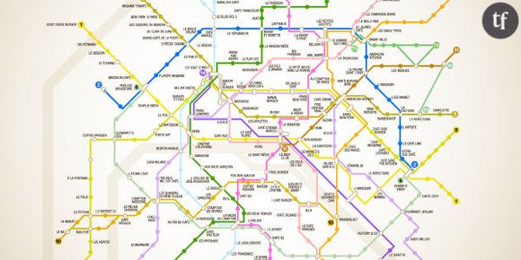 Paris : trouvez une adresse burger à chaque station de métro – carte