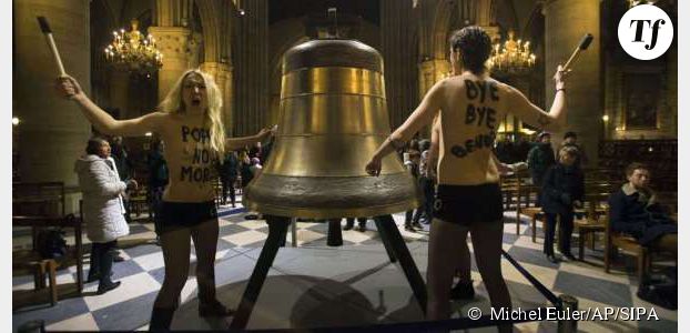 Procès de Notre-Dame : les Femen relaxées, Twitter s'enflamme