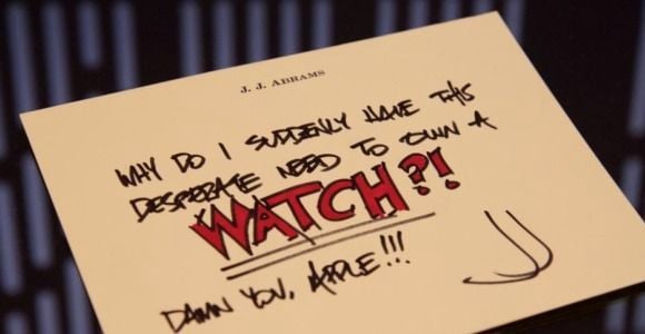 JJ Abrams donne un indice aux fans de Star Wars 7 en évoquant l'Apple Watch