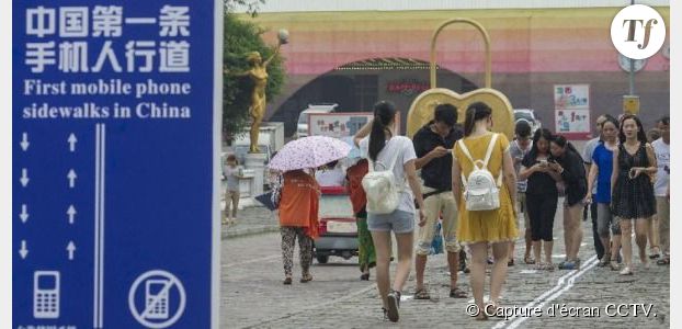 En Chine, des "pistes mobile" pour les accros au téléphone