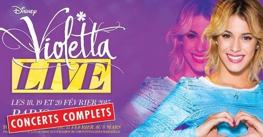 Violetta Live : nouvelles dates de concert en France avant la saison 4