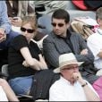  Patrick Bruel et son ex épouse Amanda Sthers à Roland Garros 