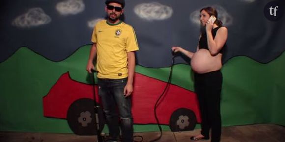 Grossesse : une vidéo hilarante en stop motion réalisée par un couple