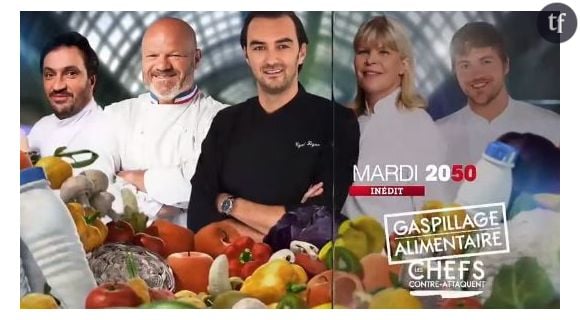 Gaspillage alimentaire : recettes de chefs et poubelles sur M6 Replay / 6Play