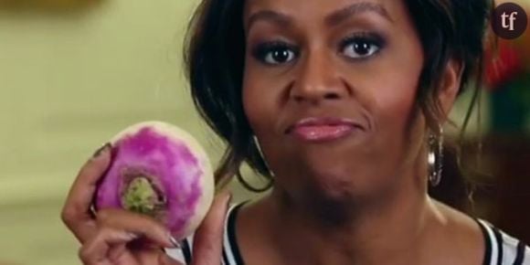 Michelle Obama : elle danse avec un navet - Vidéo