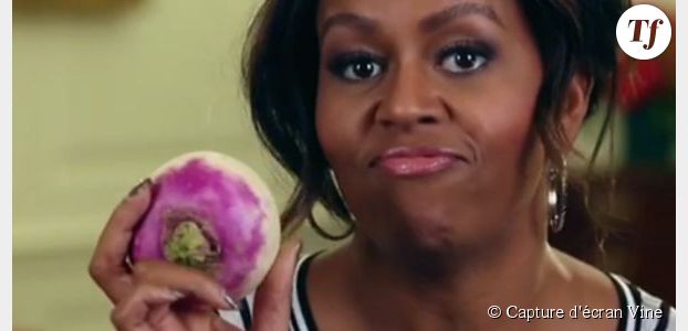 Michelle Obama : elle danse avec un navet - Vidéo