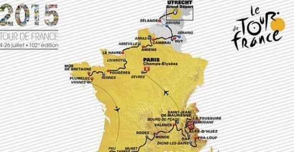 Tour de France 2015 : tout savoir sur le parcours officiel