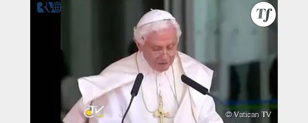 JMJ 2011 : arrivée du pape Benoît XVI à Madrid