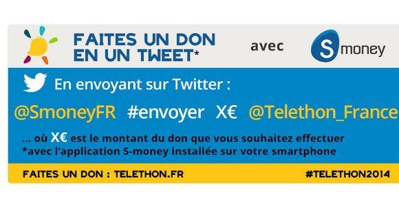 Téléthon 2014 : faire un don grâce à Twitter