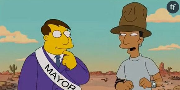 Les Simpson : Pharrell Williams moqué dans la série animée