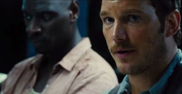 Omar Sy éleveur de vélociraptors dans Jurassic World 
