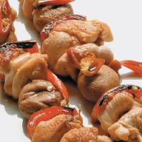 Brochettes de poulet en sauce teriyaki