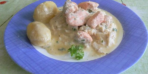 Recette concours : la blanquette de saumon