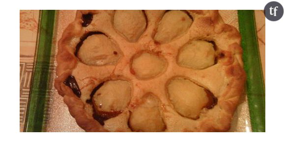 Recette concours : Tarte aux poires et aux deux chocolats