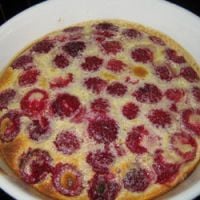 Clafoutis aux framboises