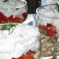 Verrine Tomates-Crevettes