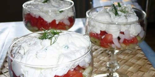 Verrine Tomates-Crevettes