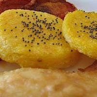 Les galettes de polenta comme Virginie dans Masterchef