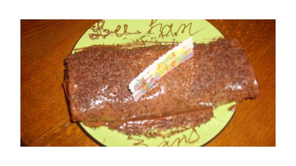 Concours chocolat  : bûche à la mousse au chocolat aromatisée