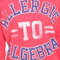 Sexisme : un tee-shirt pour fille « allergique à l'algèbre »