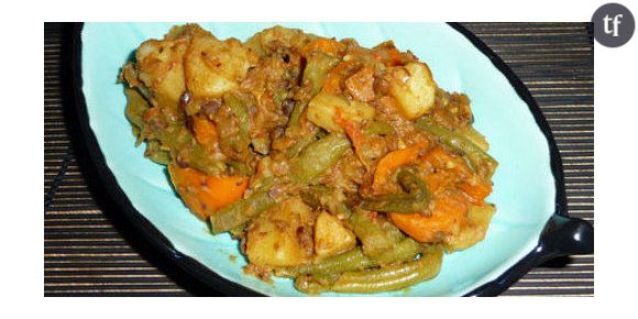 Curry de légumes au coco