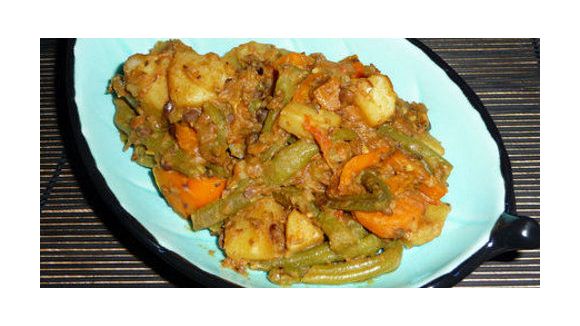 Curry de légumes au coco