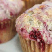 Petits muffins aux framboises