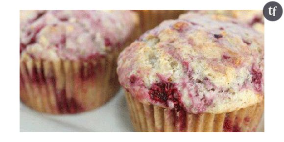 Petits muffins aux framboises