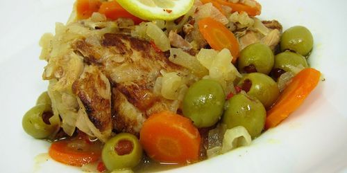 Poulet yassa à la sénégalaise