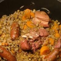 Lentilles au canard 