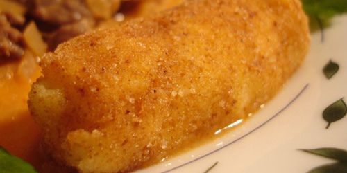 Croquettes de pomme de terre au cheddar