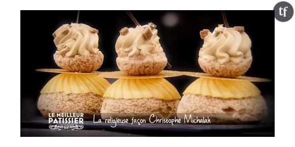 M6 - Le Meilleur pâtissier : religieuse façon Christophe Michalak