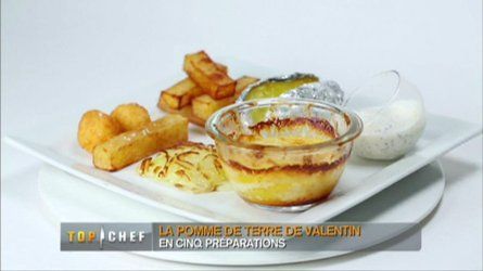 Recette Top Chef 2013 : Pomme de terre Darphin