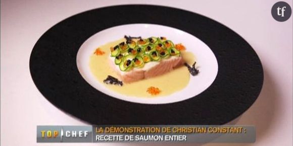 Recette Top Chef 2013 : Saumon aux fleurs de courgette de Christian Constant