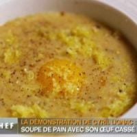 Recette Top Chef 2013 : la soupe de pain de Cyril Lignac