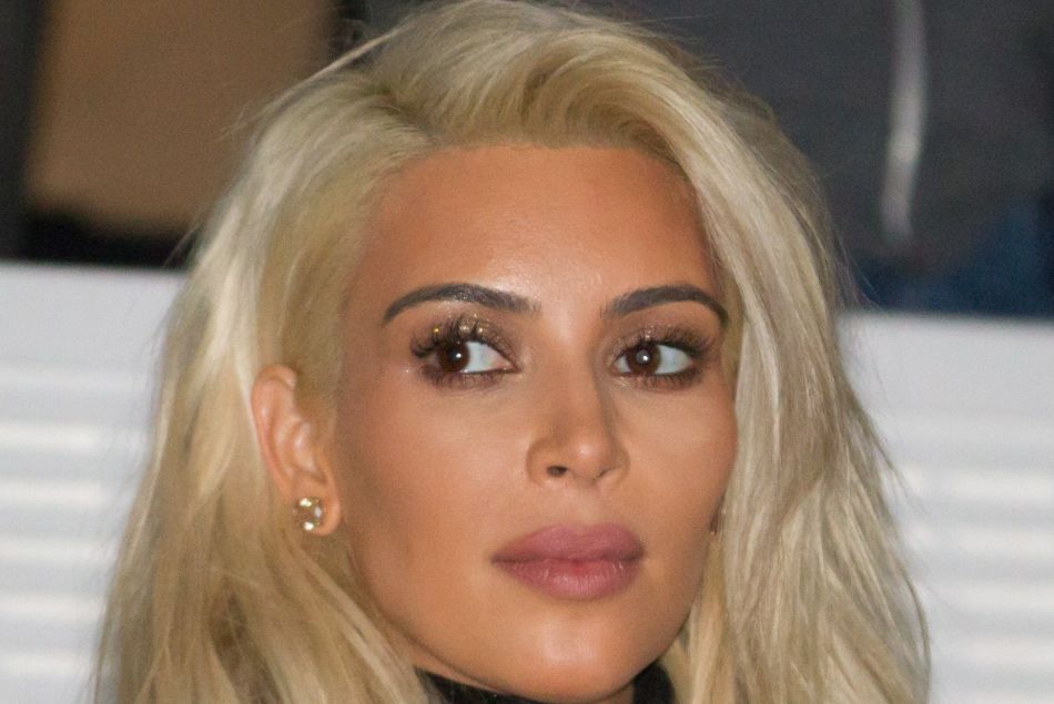 Kim Kardashian blonde le 7 mars 2015