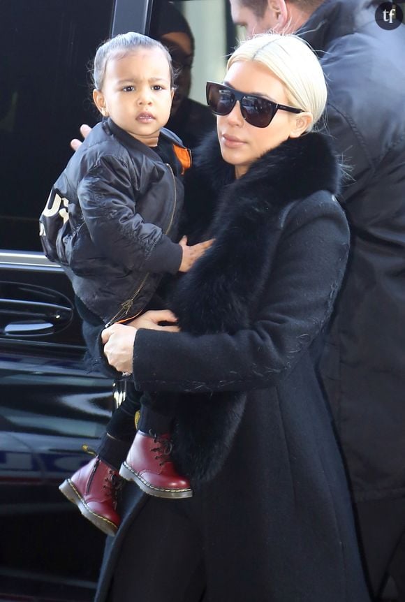 Kim Kardashian et sa fille North West