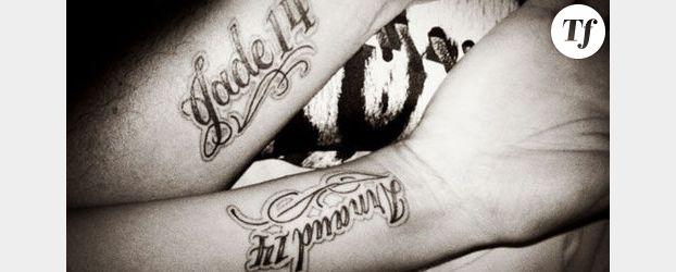 Les tatouages de Jade et Arnaud Lagardère : PHOTO