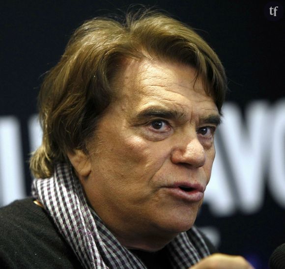 Bernard Tapie à une conférence de presse en mars 2014.