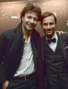  Christophe Carrière et Bertrand Chameroy - Photocall de l'after party au VIP Room à l'occasion de la 40ème cérémonie des César à Paris le 20 février 2015.  