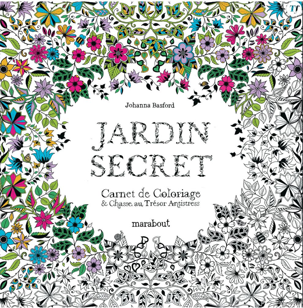 Jardin Secret : carnet de coloriage &amp;amp; chasse au trésor anti-stress