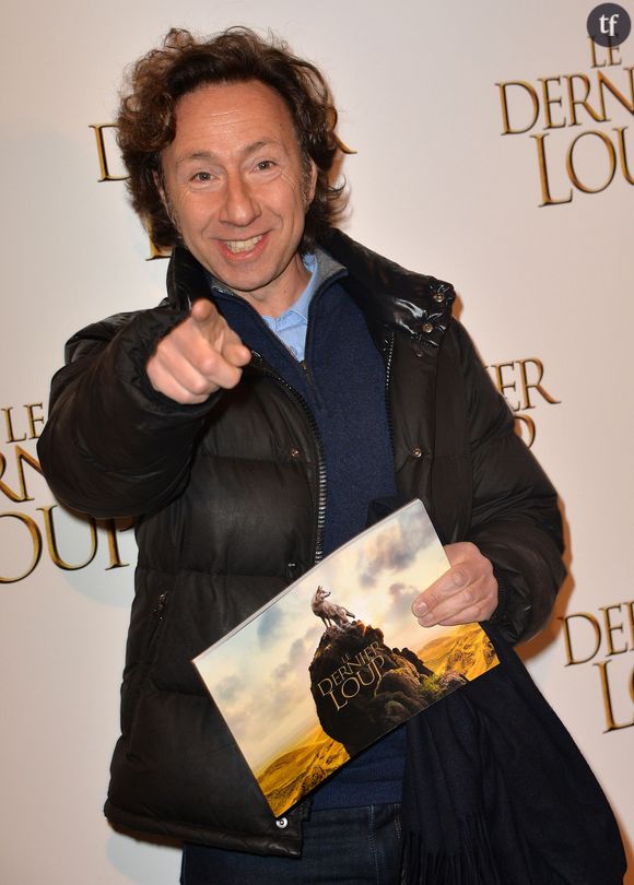 Stéphane Bern à l'avant-première du film "Le dernier Loup" à l'UGC Normandie sur les Champs-Elysées à Paris, le 16 février 2015.