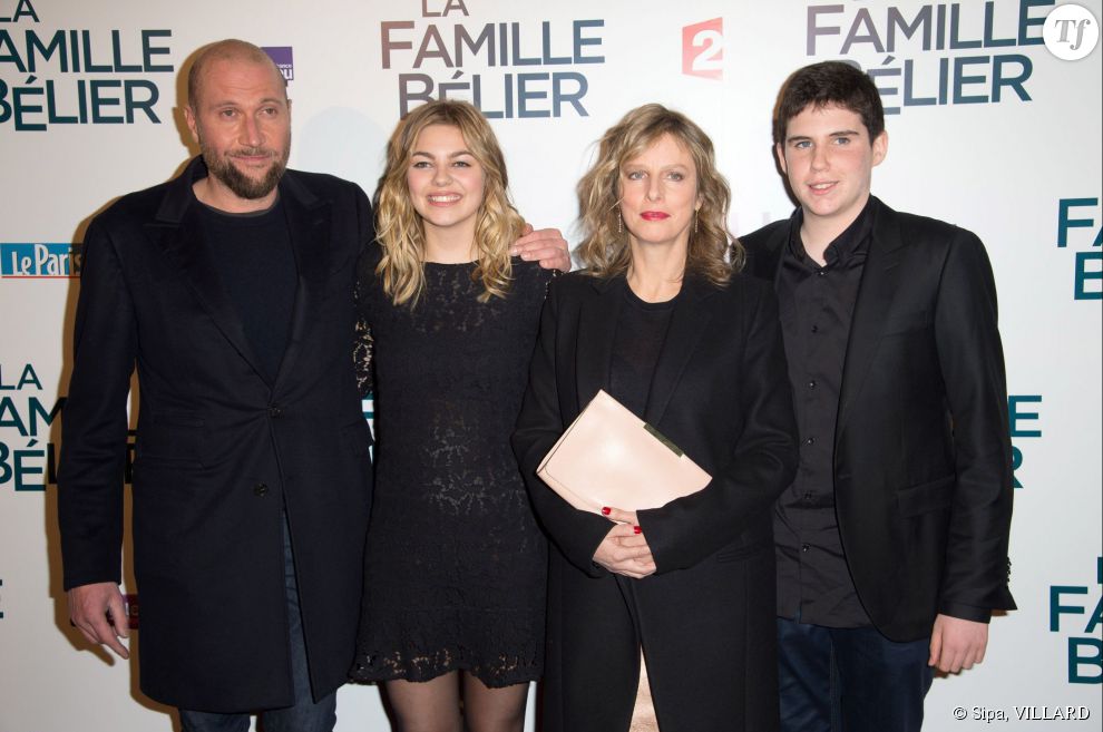 Le casting de La Famille Bélier : Francois Damiens, Louane Emera, Karin Viard et Luca Gelberg