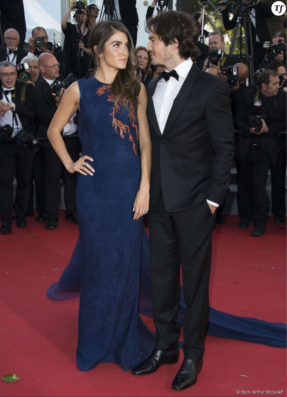 Ian Somerhalder et Nikki Reed complices sur les marches du Festival de Cannes