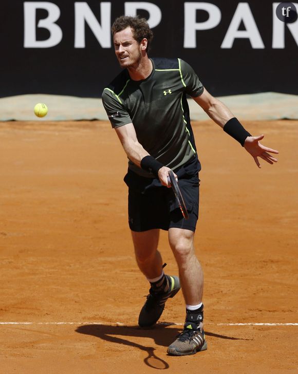 Andy Murray à Rome le 13 mai 2015.