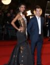 Flora Coquerel, Miss France 2014 et Richard Gasquet - 15eme edition des NRJ Music Awards a Cannes. Le 14 decembre 2013