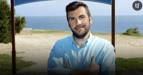 Laurent Ournac en plein tournage de la saison 7 de camping Paradis